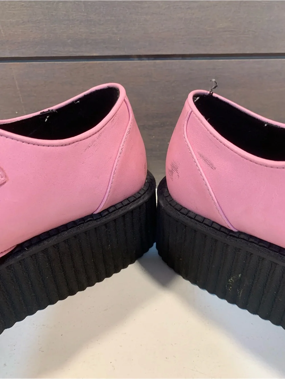 Killstar Hexellent Creepers Pink Black Platform Sz 10 Steam Punk Whimsigoth